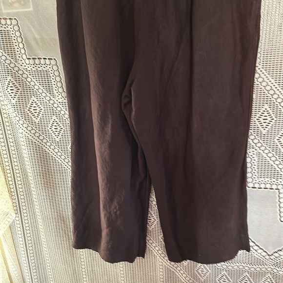 Women’s Crop Pants 55% linen 45% Rayon - Picture 3 of 5